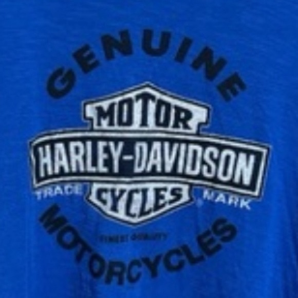 Harley Davidson Blue Naples, Florida Tee Shirt. Women’s XL. Rare! - Picture 5 of 5